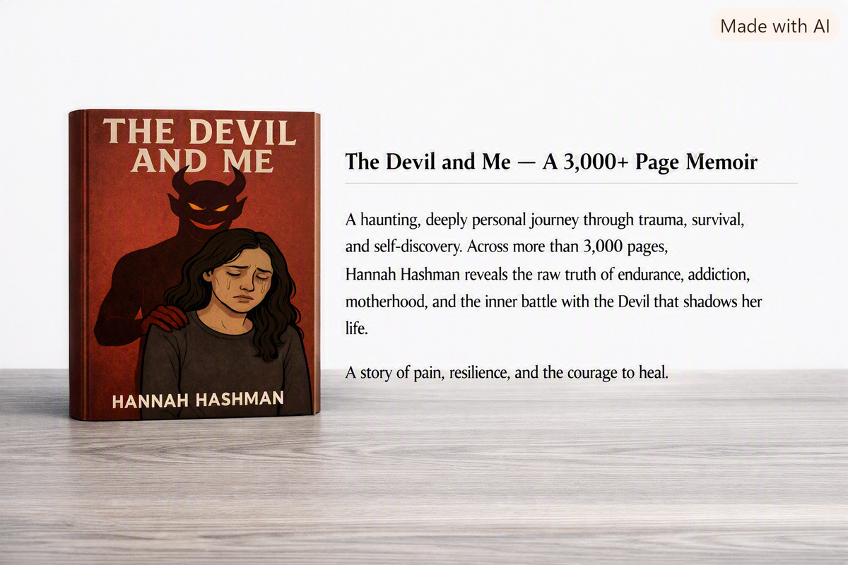 The Devil and Me — A 3,000+ Page Memoir By Hannah Hashman