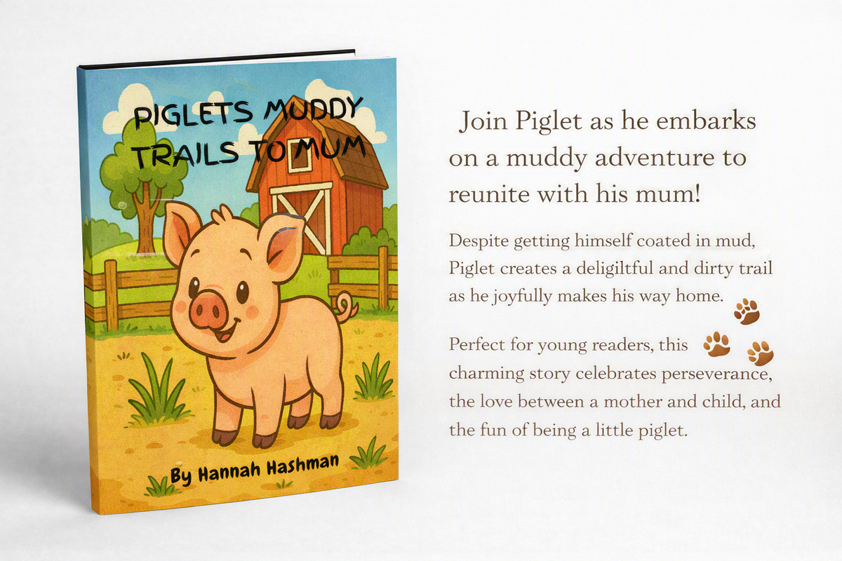 Piglets Muddy Trails to Mum By Hannah Hashman