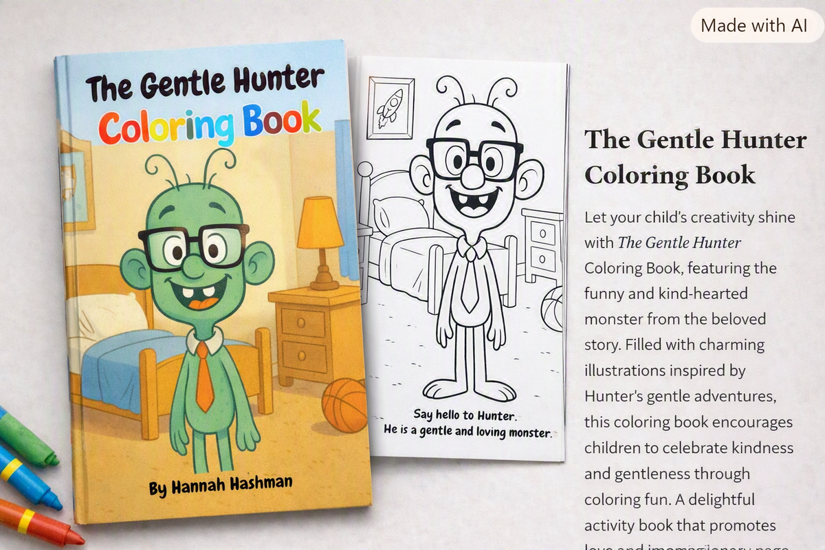 The Gentle Hunter – Coloring Book Edition