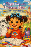A Royal Day with Princess Lilith – Coloring Book Edition By Hannah Hashman